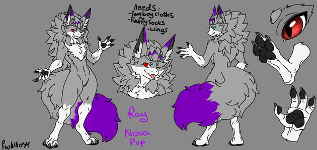 NovaPup Ray Full Reference Sheets (NOT FOR SELL)