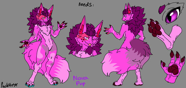 NovaPup Zora Full Reference Sheets (NOT FOR SELL)
