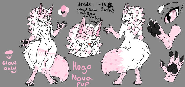 NovaPup Hugo Full Reference Sheets (NOT FOR SELL)